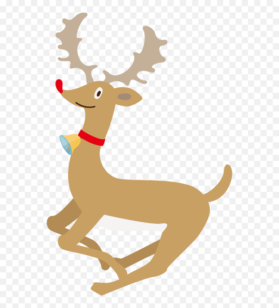 Christmas Reindeer Deer Antler For - Reindeer Png,Antler Png