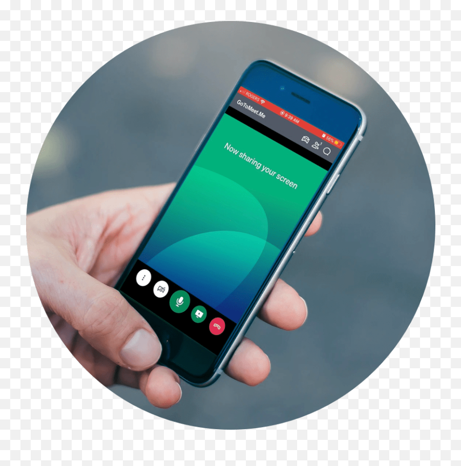Online Meeting Presenter Control Gotomeeting - Post Screen Mobile App Png,Presenter Png