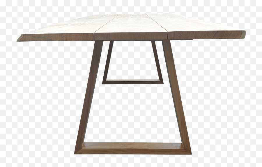 Living Edge Teak Outdoor Table 220x90 - Outdoor Table Png,Outdoor Table Png