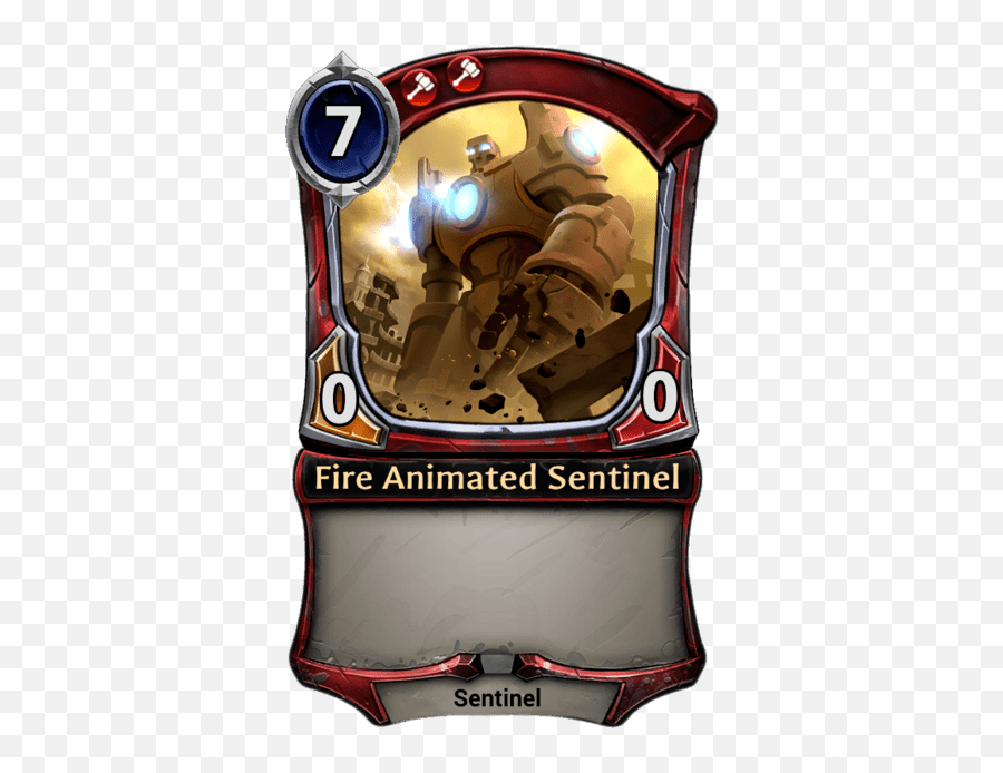 Fire Animated Sentinel Eternal Cards Warcry - Makkar Stranger Png,Animated Fire Png