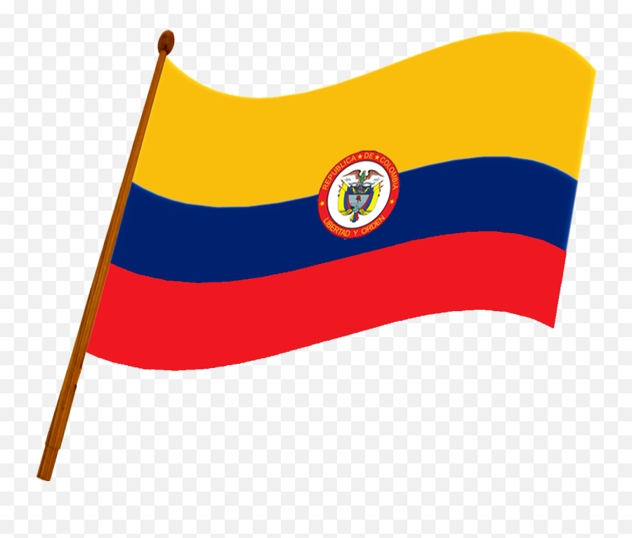 Download Bandera De La República Colombia - Flag Of Dibujo Bandera De Colombia Png,Colombia Flag Png