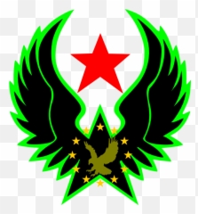 Eagle Star Hero Clip Art - Wing Png Transparent Red With Wings