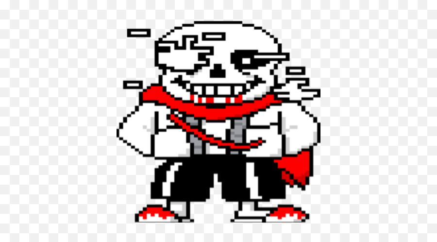 Sans undertale sans aftertale pixel art