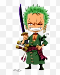 Zoro Chibi Png 5 Image - Zoro One Piece Png,Zoro Png