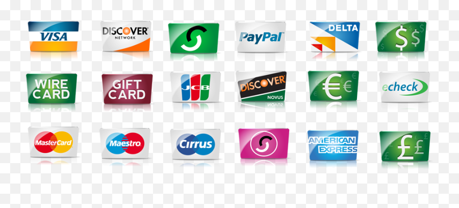 Payment Icons Png - Credit Card Icons,Credit Card Icons Png