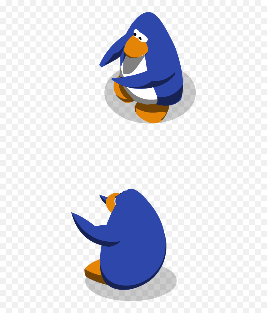 Old Blue Clapping Penguins - Club Penguin Transparent Gif Transparent Background Club Penguin Gifs Png,Club Penguin Transparent