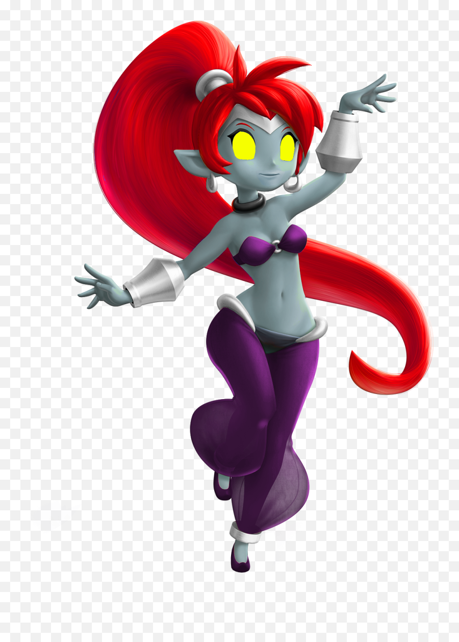 Nega Shantae New Render - Nega Shantae Png Full Size Png Nega Shantae Png,Shantae Logo