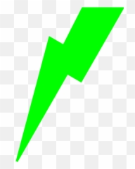 Download How To Set Use Green Lightning Bolt Clipart - Full Png