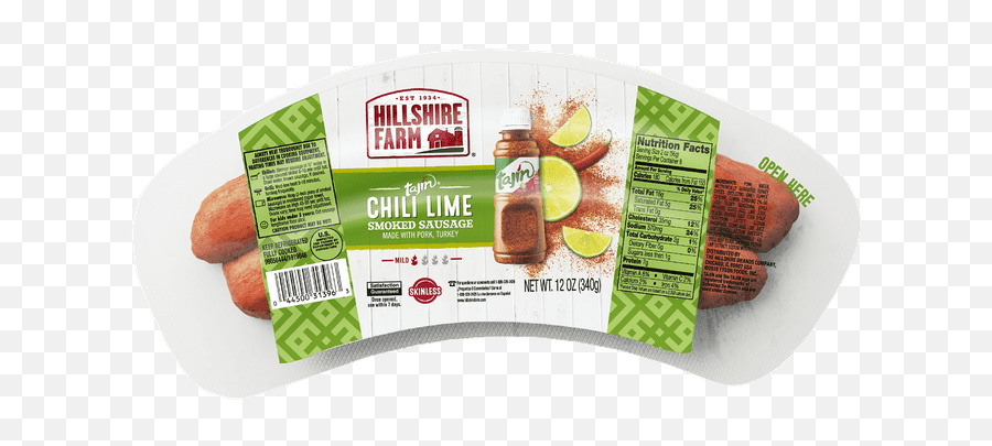 Tajin Chili Lime Smoked Sausage Hillshire Farm Brand - Pepperoni Png,Sausage Transparent