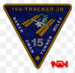 Iss Position Tracker 3d - Badge png