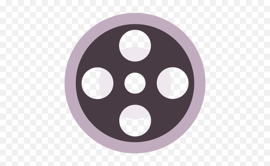 Film Reel Flat Icon - Dot Png,Movie Reel Flat Icon