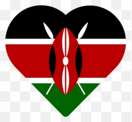 Vector Country Flag Of Kenya - Heart World Flags Les Plus Beaux Drapeaux png