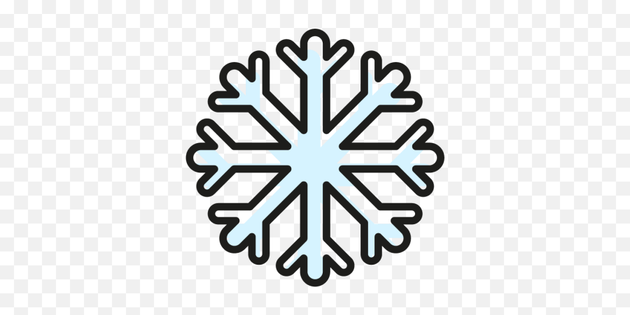 Snowflake Snow Winter C Free Icon Of - Cartoon Snowflakes White Background Png,Snowflake Icon Vector