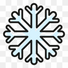 Snowflake Winter C Free Icon Of - Cartoon Snowflakes White Background png