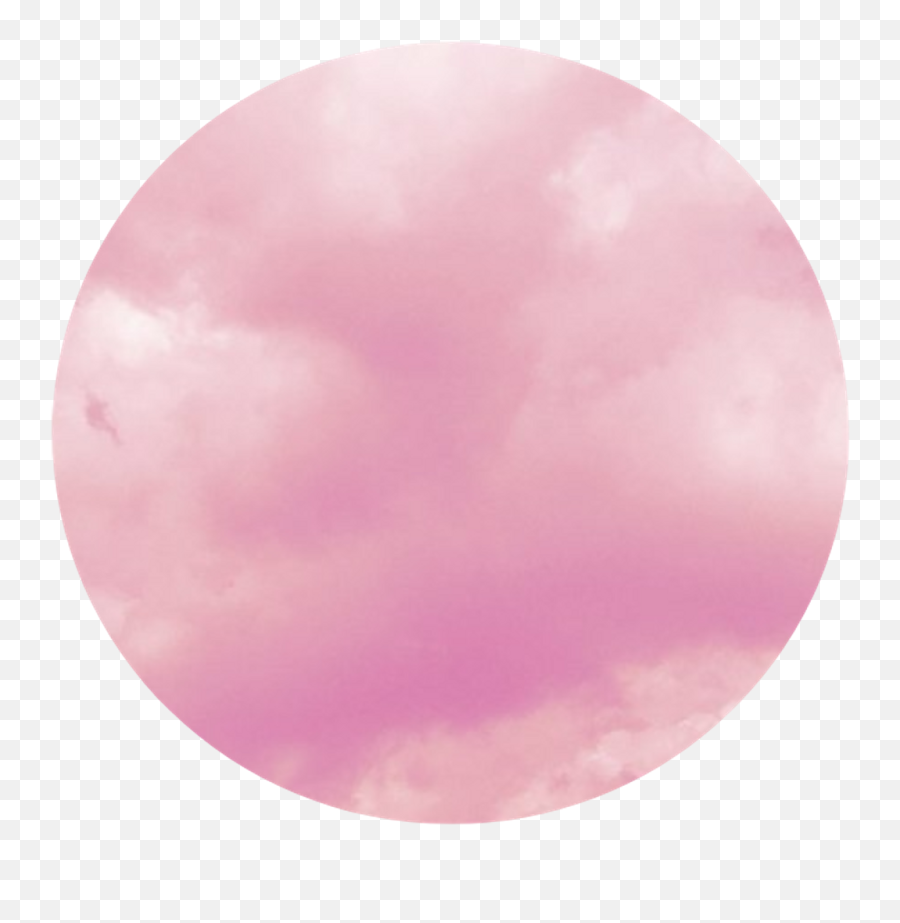 Pink - Aesthetic Pink Cloud Transparent Png,Pink Circle Png