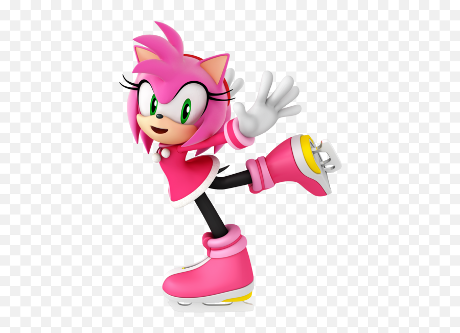 Mario And Sonic - Olympics Winter Amy Rose Png,Metal Sonic Icon