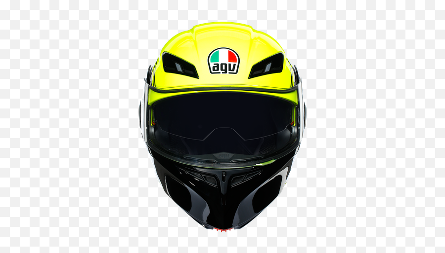 Compact St E2205 Multi - Detroit Yellow Fluoblack Agv Png,Icon Saint Helmet