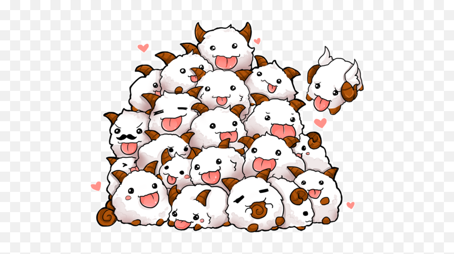 Lol Face Png - League Of Legends Stickers,Poro Png