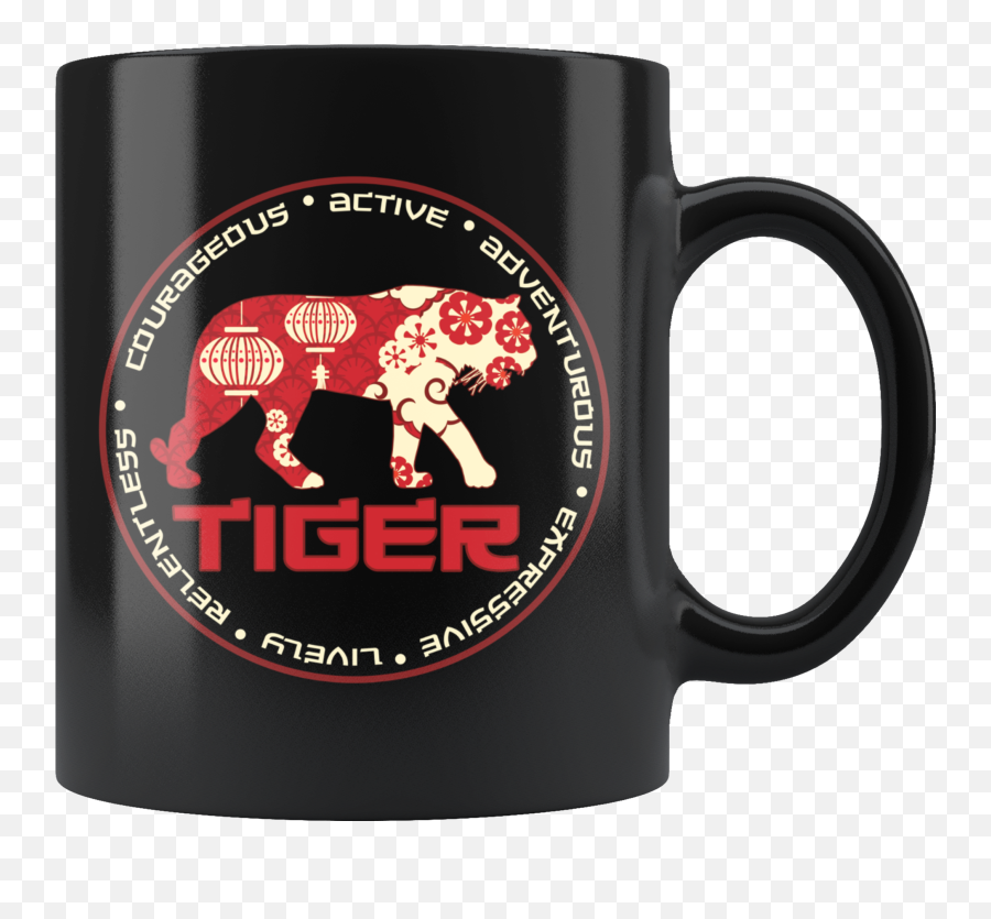 Chinese Zodiac Tiger Coffee Mug Astrology Horoscope Gift - Mug Png,Nokia Icon 929