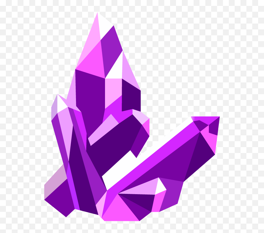 Crystals - Brainpop Language Png,Purple Triangle Icon