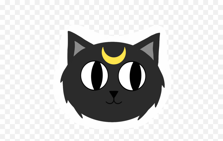 Moon Cat By Summer Stone - Dot Png,Sailor Moon Icon Pretty