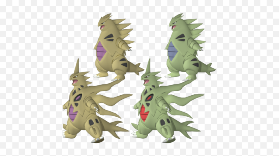 Tyranitar Pokemon Character Free 3d - Figurine Png,Tyranitar Png