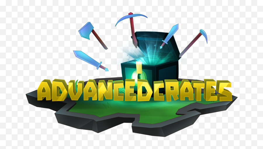 18 117 Advancedcrates 3d In Person Crate Language Png Minecraft Change Server Icon