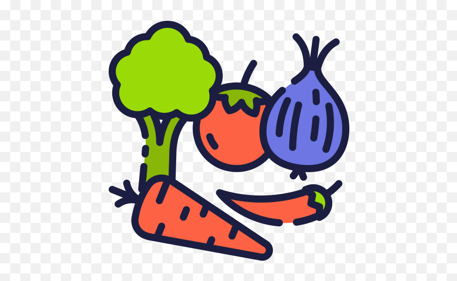 Vegetables - Free Food Icons Png Vegetales Icono,Vegetables Icon