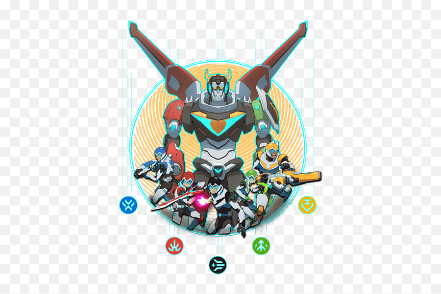 Voltron Puzzle For Sale By Samantha Monahan - Superhero Png,Voltron Icon