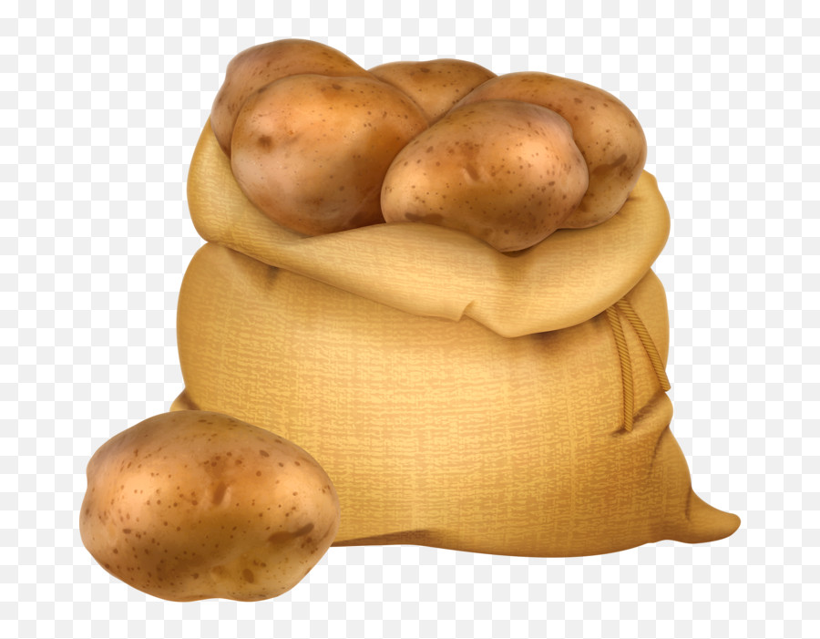 Download Hd Sack Of Potatoes Vector Icon - Potatoes Clip Art Png,Potato Icon Transparent