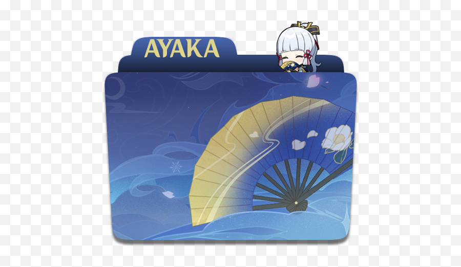 Homemade Folder Icon - Hoyoverse Player Community Ayaka Namecard Png,Folder Icon Art