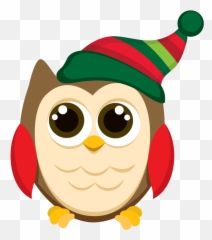 Library Of Christmas Owls Clip Stock Png Files - Christmas Owl Clipart,Owl Transparent