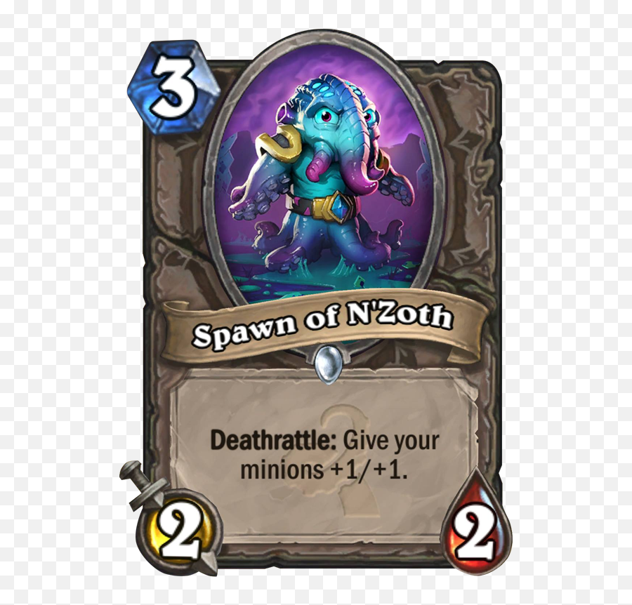 Spawn Of Nu0027zoth - Hearthstone Top Decks Draw A Card Hearthstone Png,Spawn Png