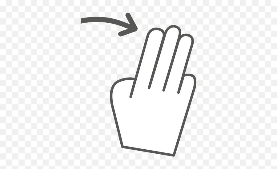 3x Swipe Right Gesture Icon - Transparent Png U0026 Svg Vector File Png Finger Swipe Phone Transparent,Swipe Png