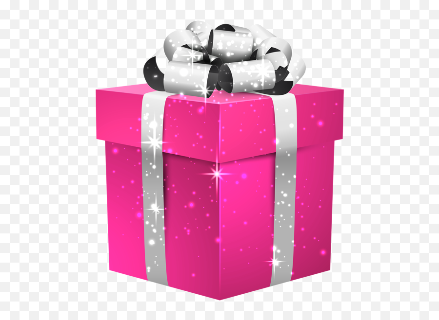 Gift Pink Neon Christmas Birthday - Christmas Blue Gift Box Png,Birthday Present Png
