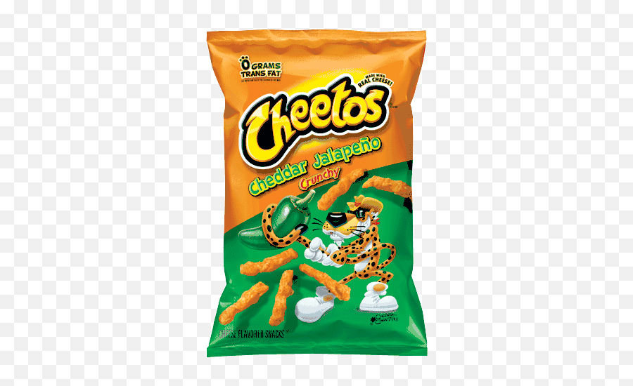 Cheetos Cheddar Jalapeño Crunchy 8 - Jalapeno Cheddar Cheetos Png,Cheeto Transparent
