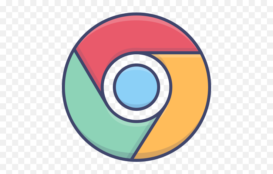 Google Chrome Logo Browser Free Icon - Navegador En Png,Chrome Logo
