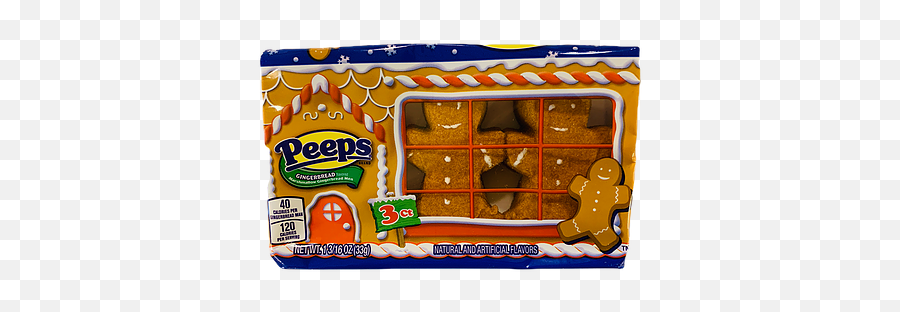 Peeps Marshmallow Gingerbread Men The Candy Cove - Peeps Png,Peeps Png
