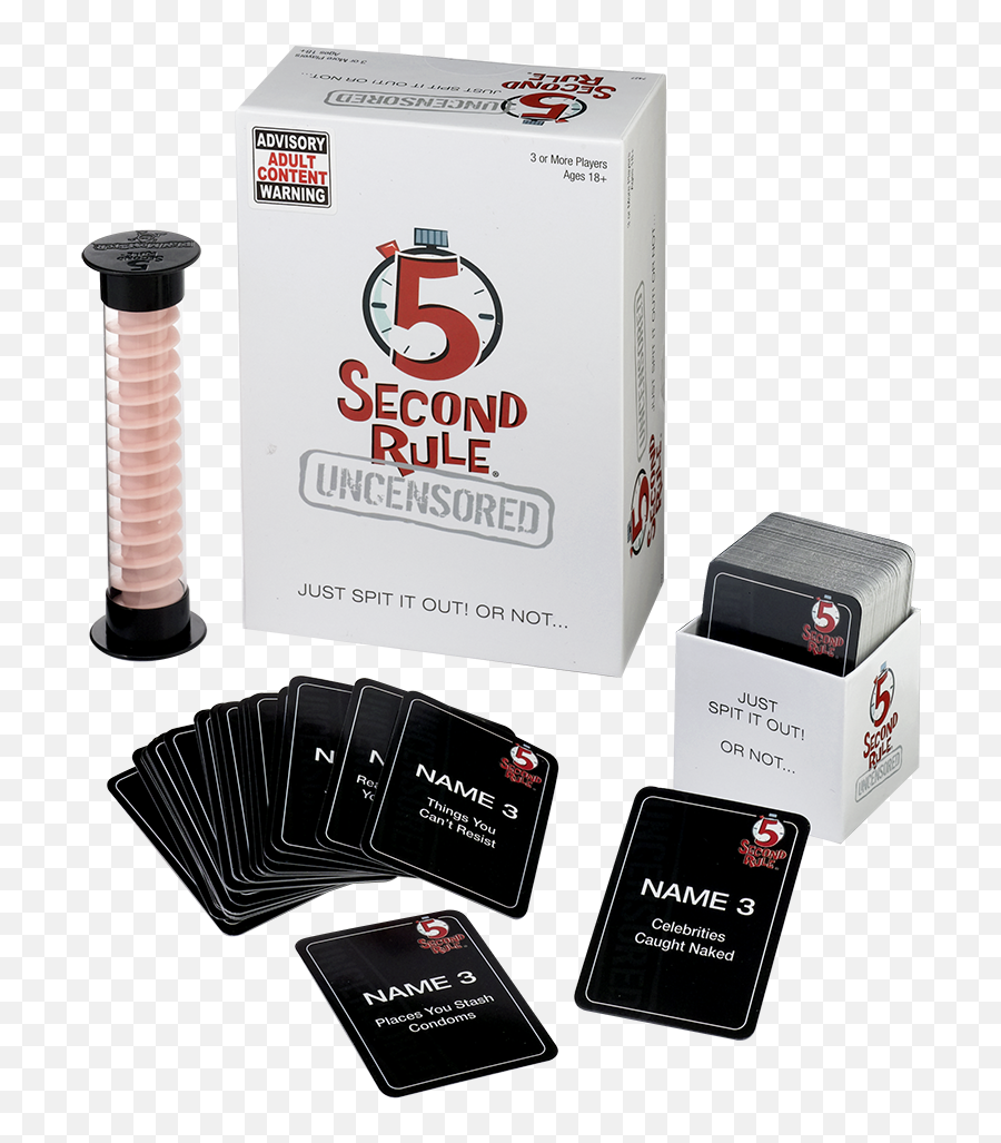 Download 5 Second Rule Logo - 5 Second Rule Game Uncensored 5 Second Rule Uncensored Board Game Png,Rule Of Thirds Png