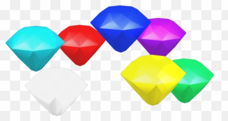 Sonic Heroes - Sonic Heroes Chaos Emeralds Png,Chaos Emerald Png