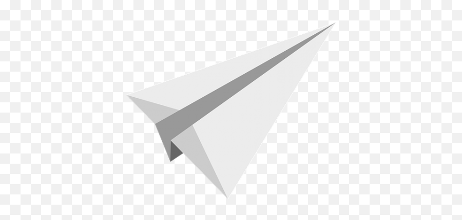 White Paper Plane Png Image - No Background,Paper Airplane Png