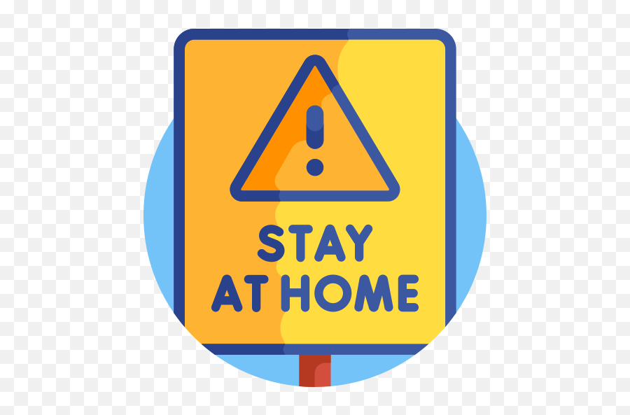 Stay Home - Free Signaling Icons Stay At Home Png,Home Icon Png