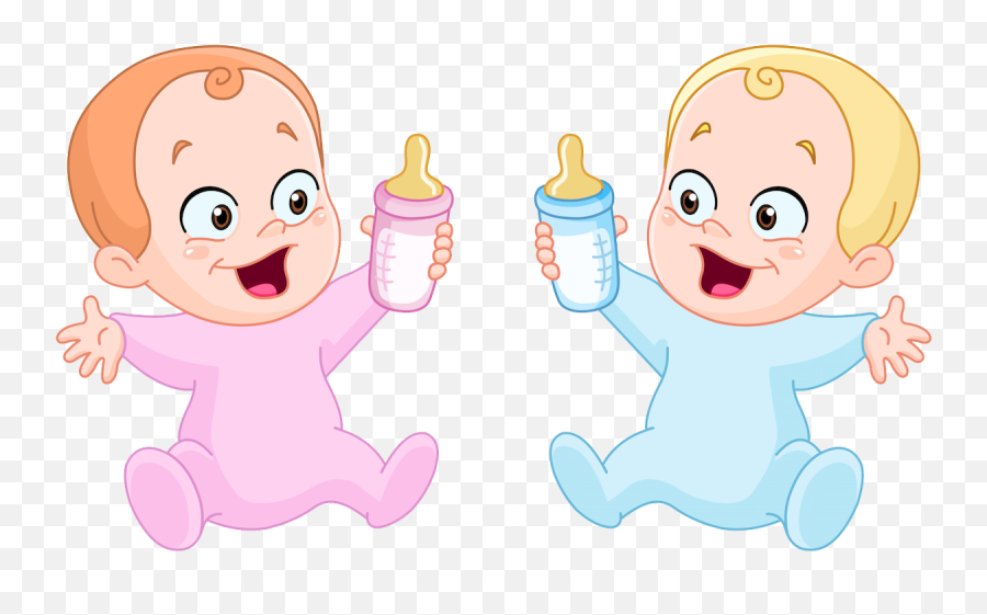 Baby Drinking Milk Png Download Image - Cartoon Baby Holding Bottle Cartoon,Milk Clipart Png