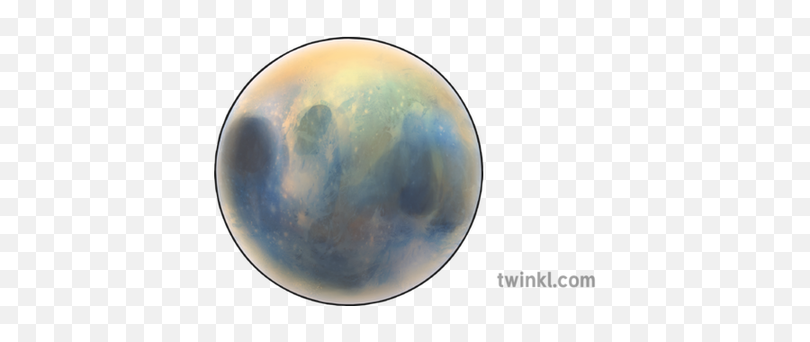 Pluto 2 Illustration - Twinkl Sphere Png,Pluto Transparent