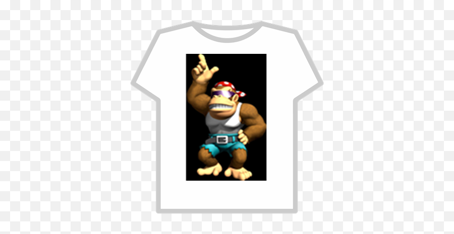 Funky Kong - Black Hair Roblox T Shirt Png,Funky Kong Png