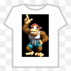 Funky Kong - Black Hair Roblox T Shirt Png,Funky Kong Png