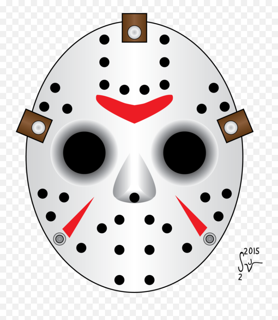 Download Jason Friday The 13th Mask Drawings Hd Png - Jason Mask Cartoon Transparent,Friday The 13th Logo Png