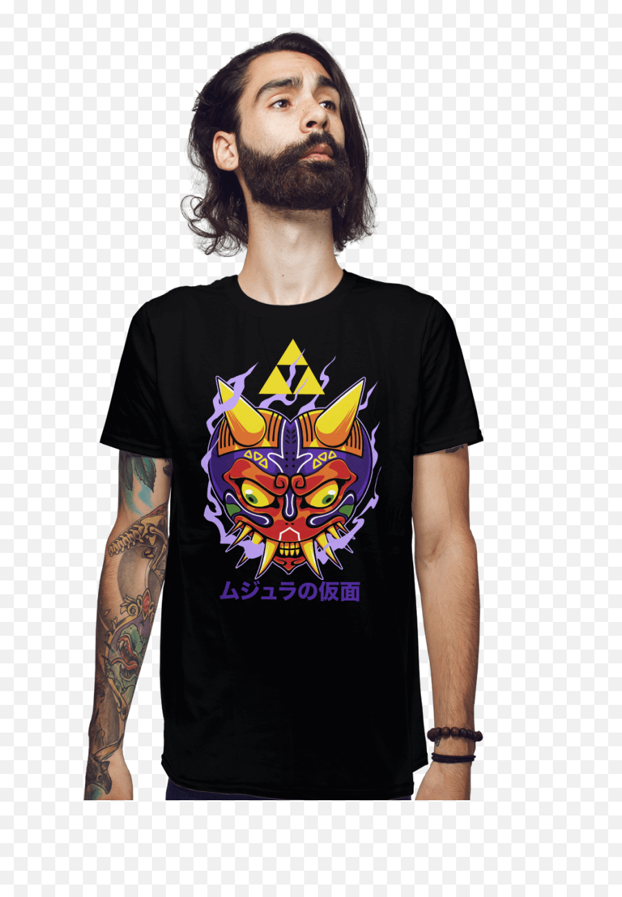 Majorau0027s Oni Mask The Worldu0027s Favorite Shirt Shop Shirtpunch - Bran Stark T Shirt Png,Oni Mask Png