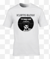 The Breaks Tee U2014 Kurtis Blow - Kurtis Blow The Breaks Png,White Tee Png