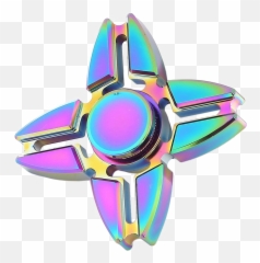 Rainbow Fidget Spinner Transparent Png Arts - Cool Backgrounds